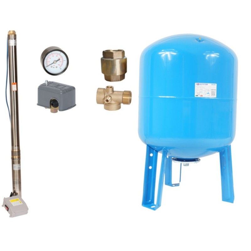 HYDROFOR przeponowy 200L pompa głębinowa 3B 33 OMNIGENA 230V