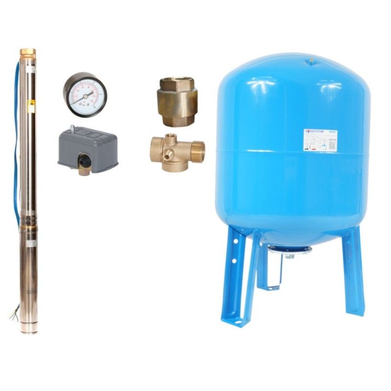 HYDROFOR przeponowy 200L pompa głębinowa 3V28 OMNIGENA 400V