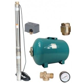 HYDROFOR przeponowy 50L pompa głębinowa 3,5SC 5/20 OMNIGENA 230V