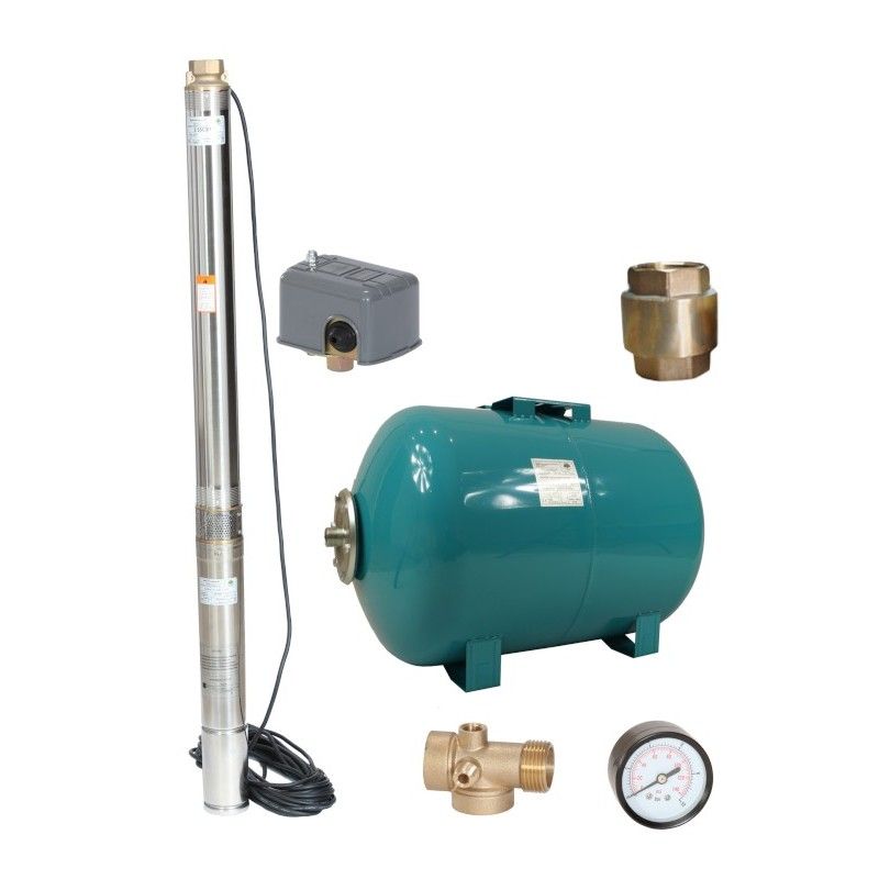 HYDROFOR przeponowy 50L pompa głębinowa 3,5SC 5/22 OMNIGENA 230V