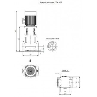 Pompa pionowa OPA 4.02.1.1100.5.002.1 Hydro-Vacuum