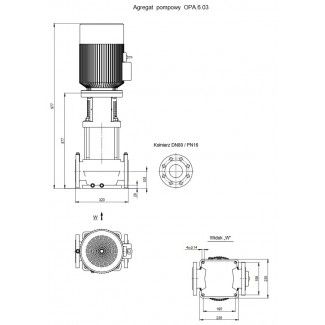 Pompa pionowa OPA 6.03.1.1130.5.004.1 Hydro-Vacuum