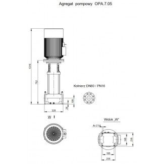 Pompa pionowa OPA 7.05.1.1130.5.007.1 Hydro-Vacuum
