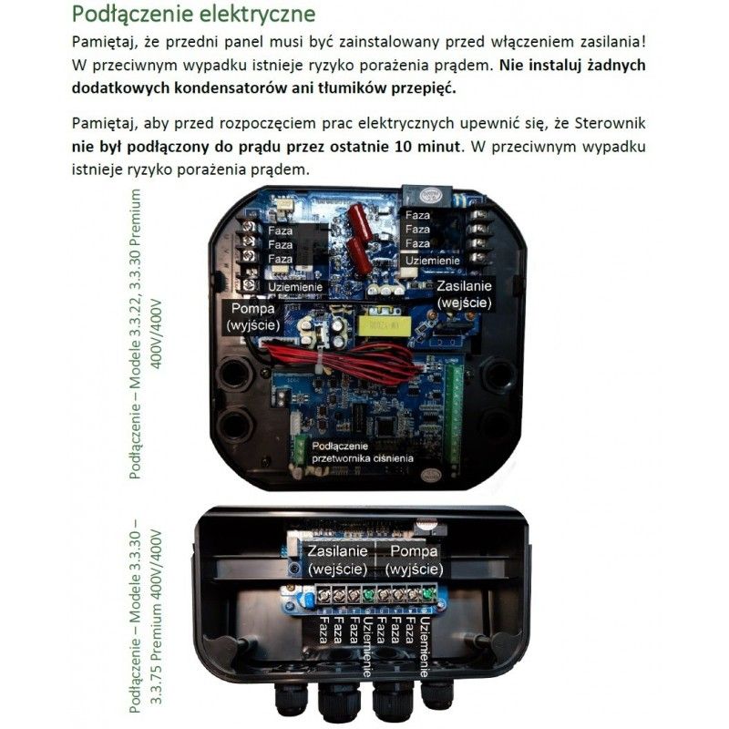 Falownik IMF 3.3.110 Premium Do Pomp Głębinowych 400V - Hydros Pompy I ...