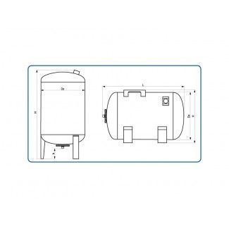 Hydrofor przeponowy 80L Wimest
