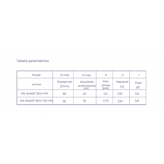 Pompa hydroforowa MS SMART BOX 750 PM 230V Omnigena