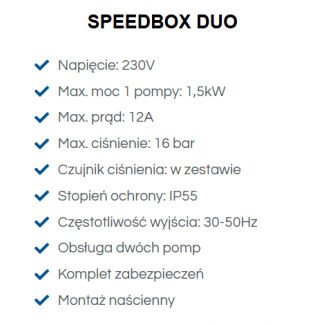 FALOWNIK SPEEDBOX DUO +TR 2x 12A 230V COELBO