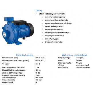 Pompa odśrodkowa CRM36 (CI) 230V Omnigena
