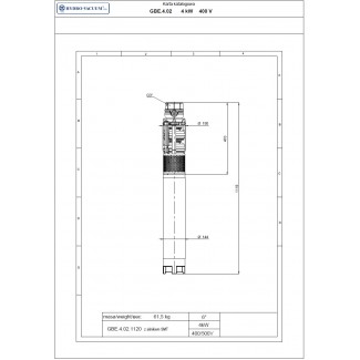 Pompa głębinowa GBE 4.02 4kw/400V Hydro-Vacuum