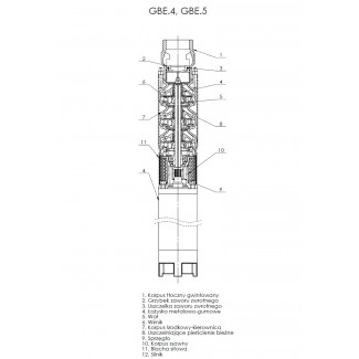 Pompa głębinowa GBE 4.03 7,5kw/400V Hydro-Vacuum