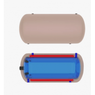 Poziomy dwupłaszczowy bojler z podkową 80L Ermet