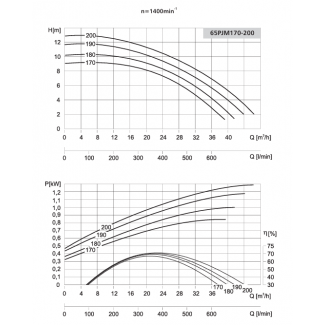 Pompa 65PJM170 LFP Leszno 1450 obr.