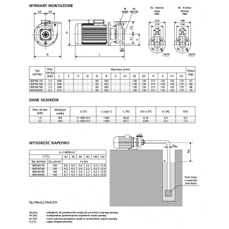 Pompa 80PJM190 LFP Leszno 1450 obr