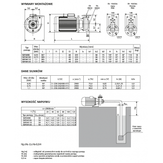 Pompa 50PJM100 LFP Leszno 2900 obr.