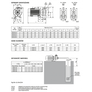 Pompa 50PJM130 LFP Leszno 2900 obr.