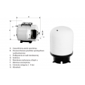Zbiornik hydroforowy pionowy 100L IPRO FIX