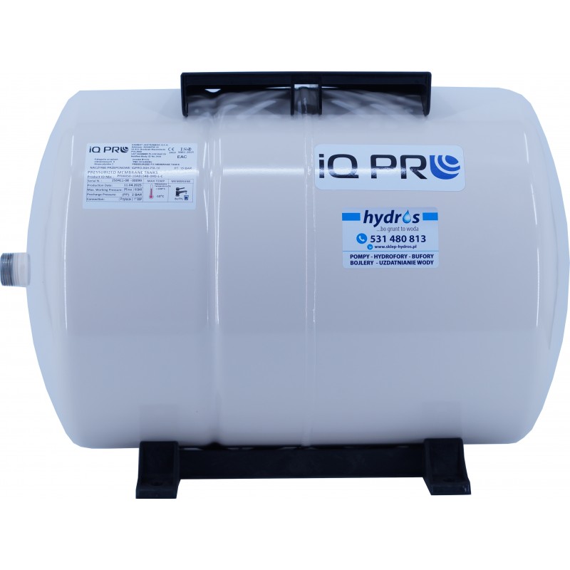 Zbiornik hydroforowy poziomy 80L IPRO FIX