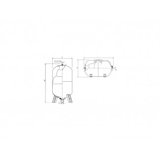 HYDROFOR przeponowy 150L pompa głębinowa 3B 24 OMNIGENA 400V