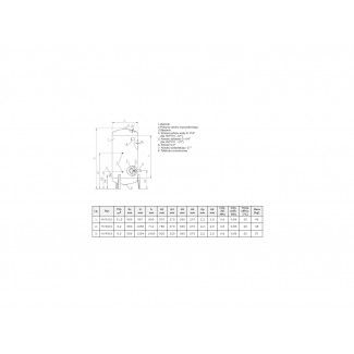 Zestaw HYDROFOR ocynkowany 150L pompa głębinowa 1" EVGU SIGMA 16-8-GU-172 230V