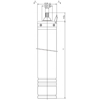 6" Silnik do pompy głębinowinej SUMOTO 12,8kw/400V